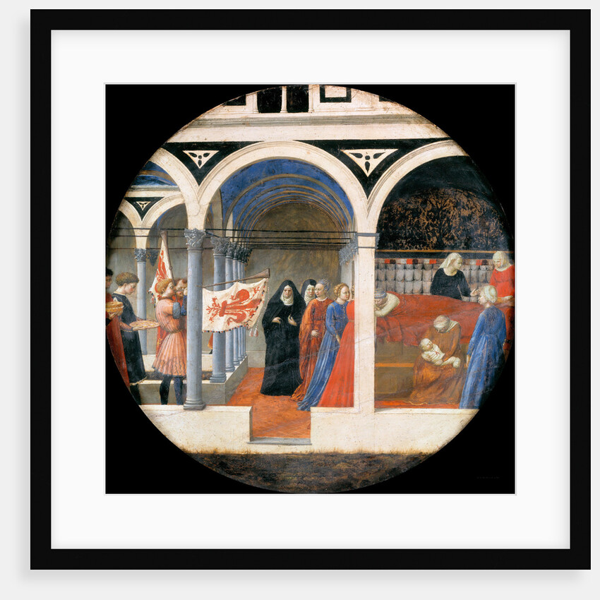 Birth Plate (Desco da Parto). Reverse: Puerperium of a noble Florentine woman by Anonymous