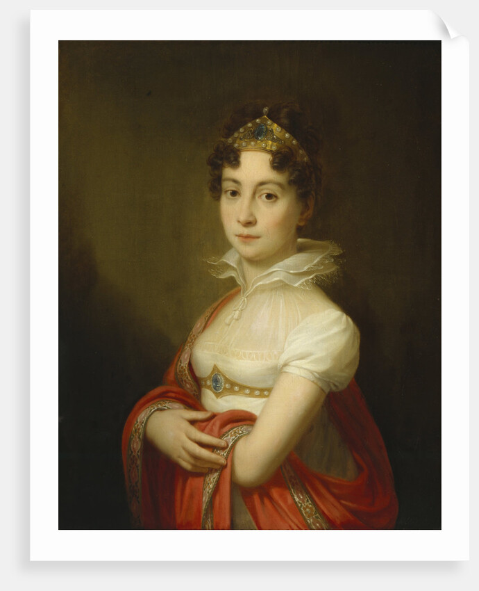 Juvenile portrait of Empress Maria Ludovica with a diadem by Anonymous