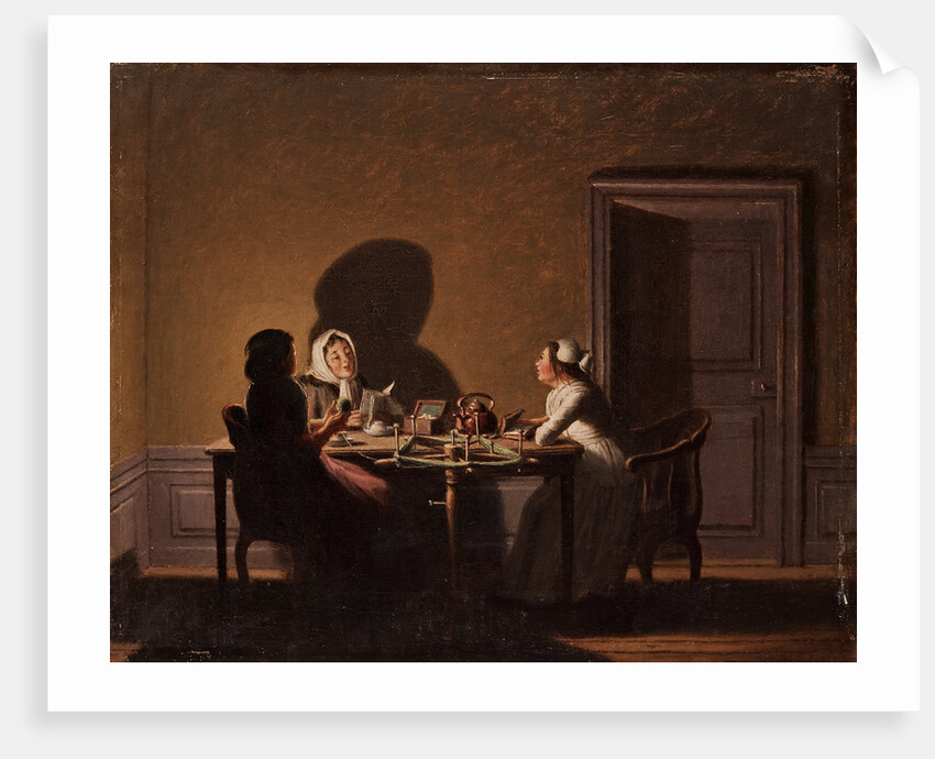Reading by Candlelight by Anonymous