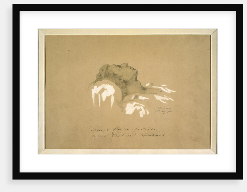 Chopin on His Deathbed by Anonymous