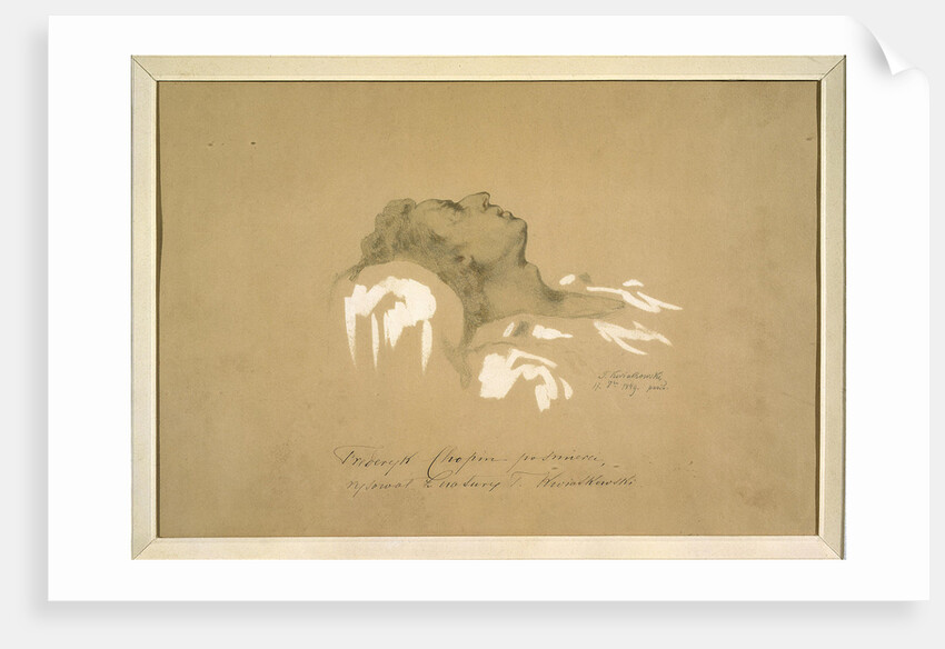Chopin on His Deathbed by Anonymous