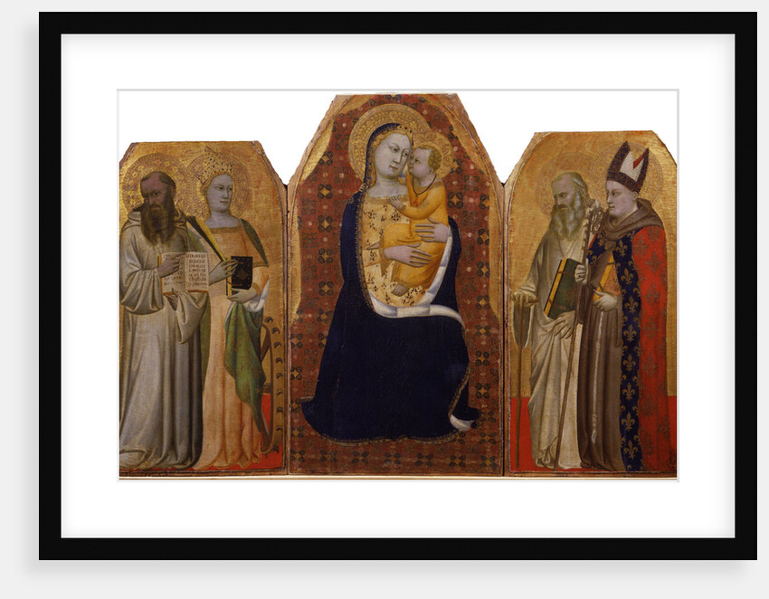Madonna Enthroned with Child and Saints by Anonymous