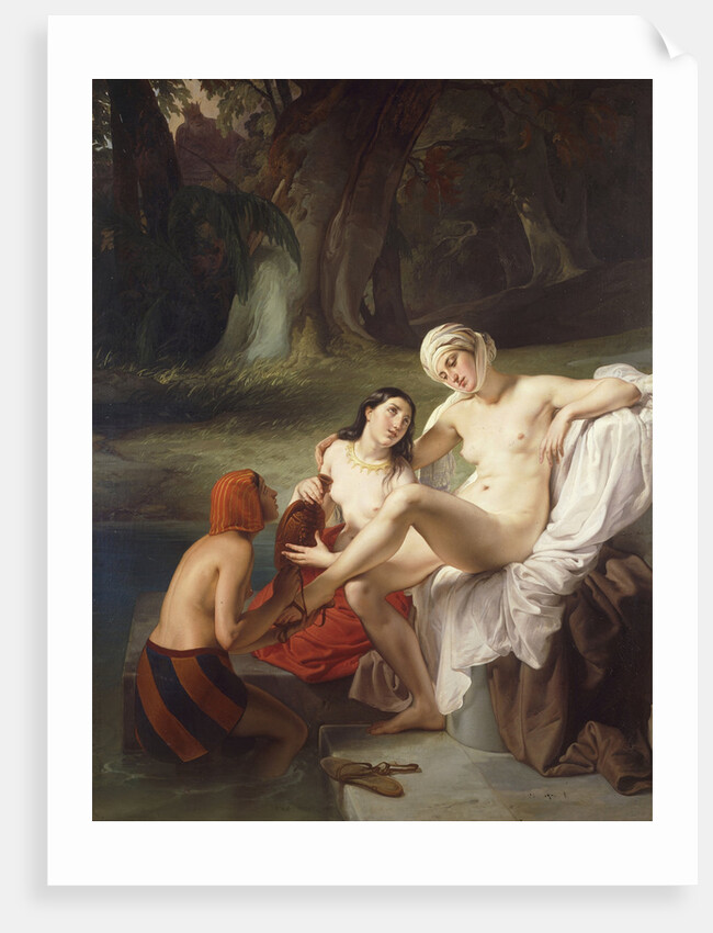 Bathsheba at Her Bath by Anonymous