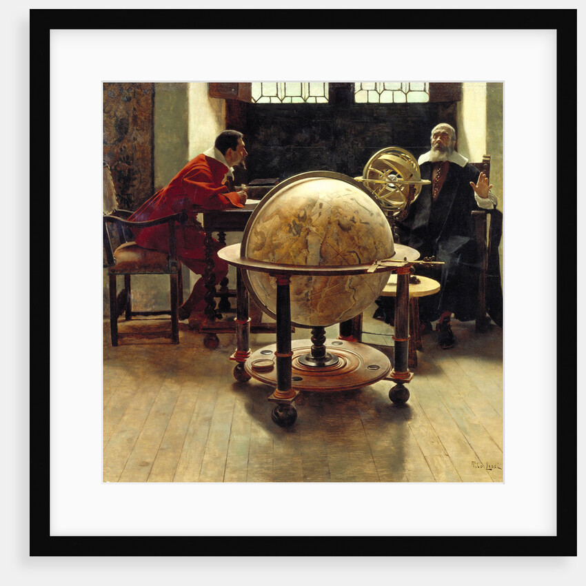 Galileo and Vincenzo Viviani by Anonymous