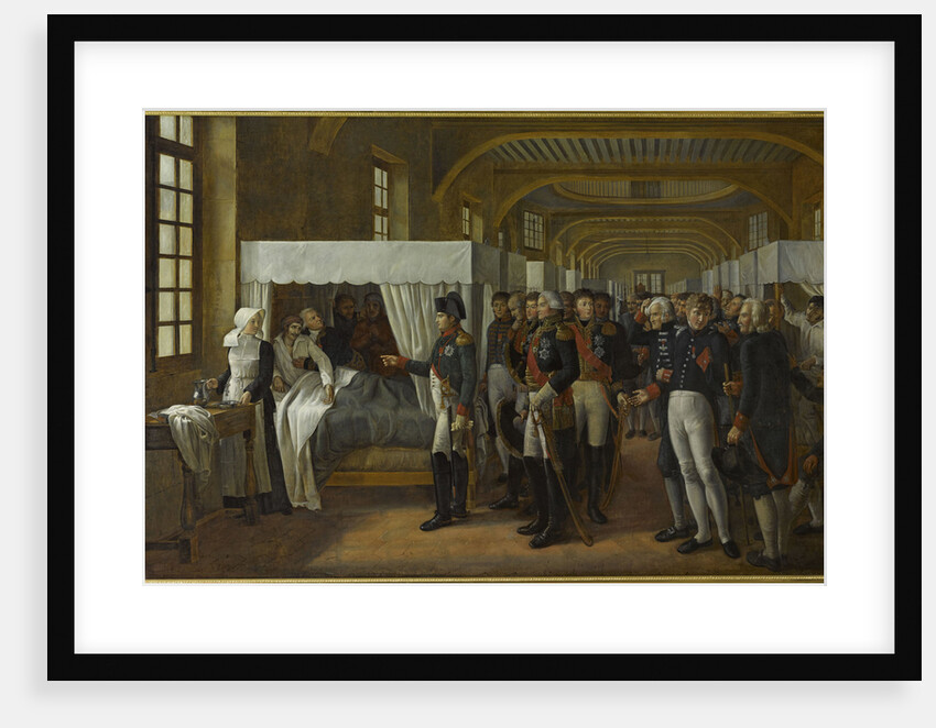 Napoleon I visiting the infirmary of Les Invalides, February 11, 1808 by Anonymous
