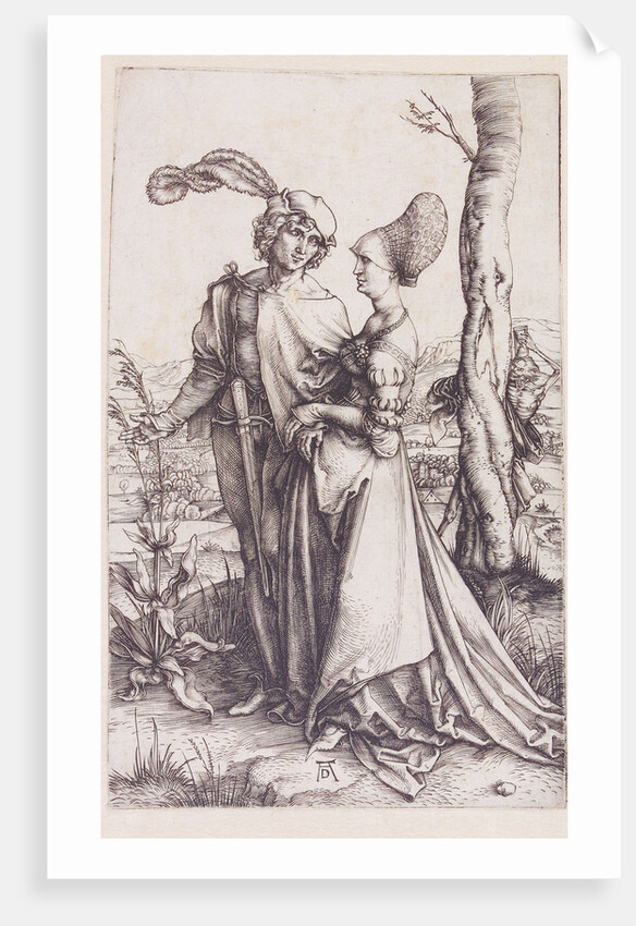 The Lovers and death (The walk) by Anonymous