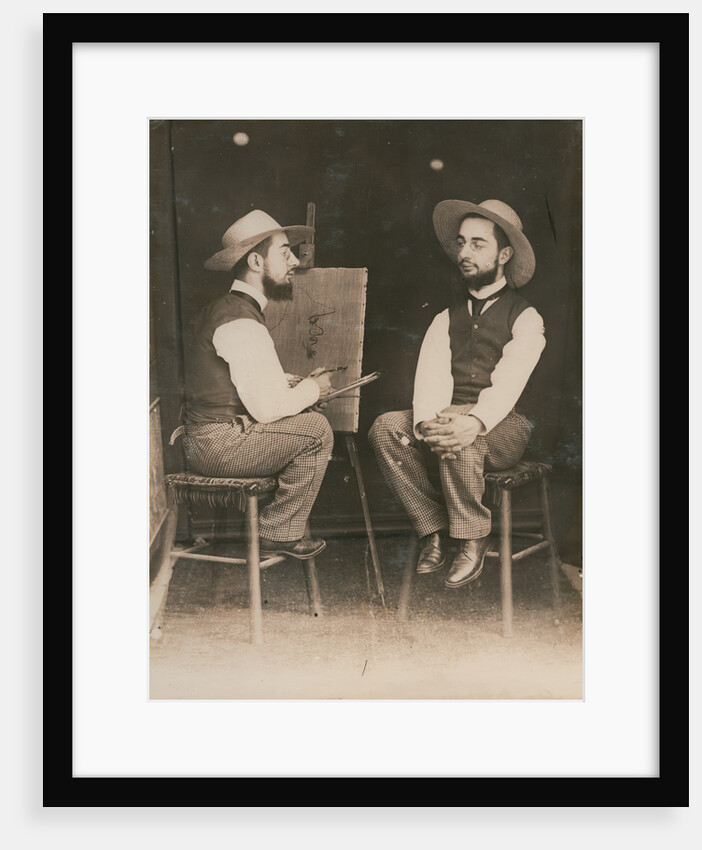 Lautrec paints Lautrec by Anonymous