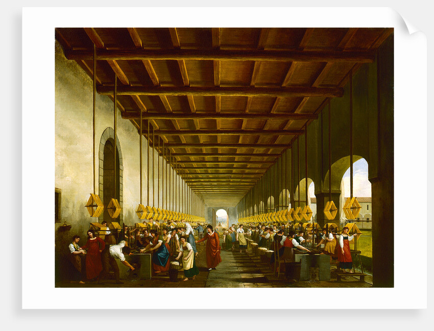 Textile mill in Bergamo by Anonymous