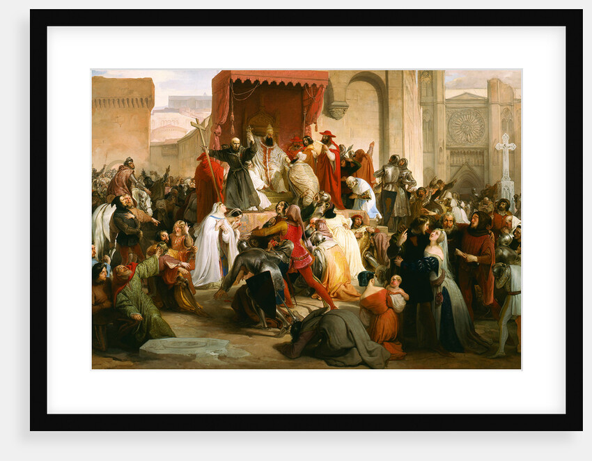 Pope Urban II Preaching the First Crusade in the Square of Clermont by Anonymous