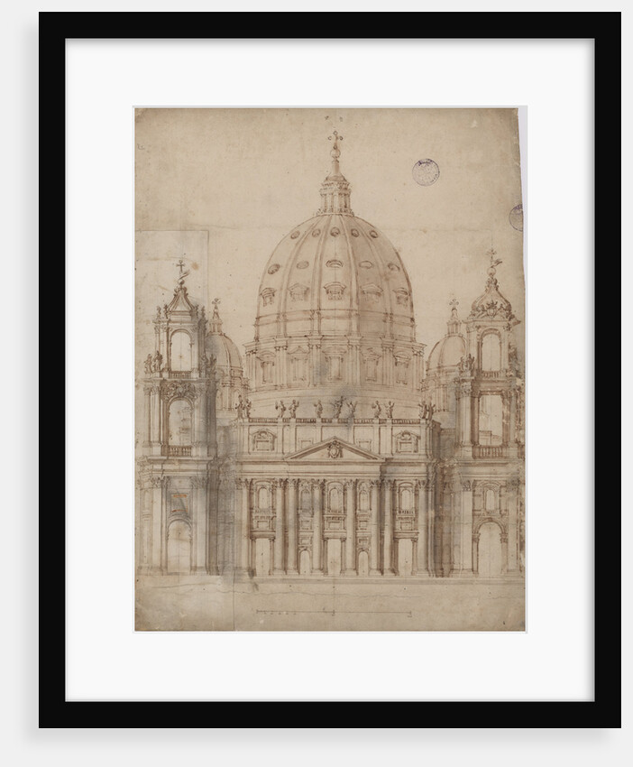 Alternative Proposal for the facade of Basilica of St. Peter in the Vatican by Anonymous
