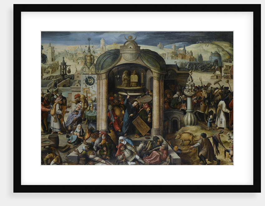 Christ Driving the Money Changers from the Temple by Anonymous