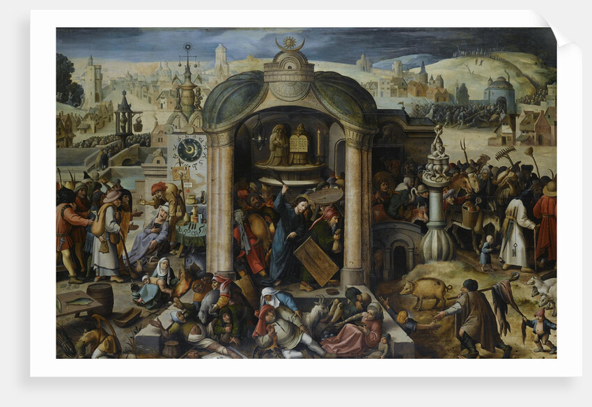 Christ Driving the Money Changers from the Temple by Anonymous