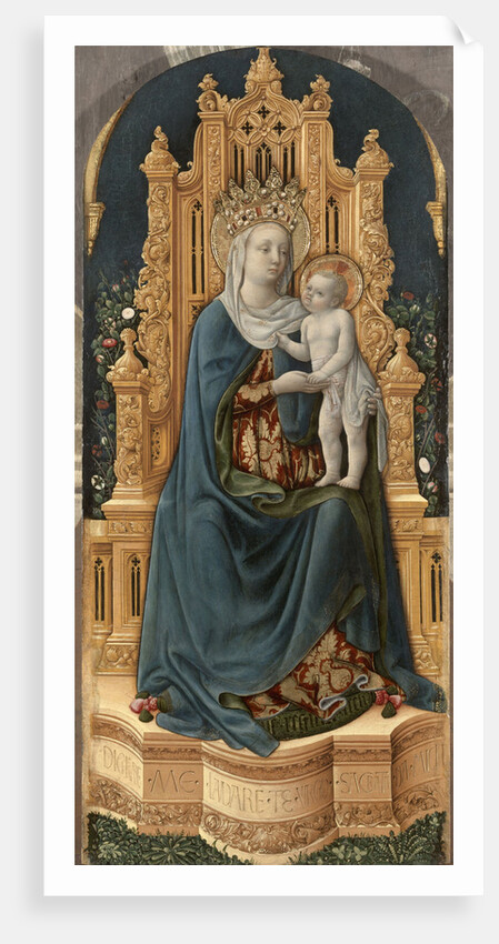 The Virgin and Child Enthroned by Anonymous