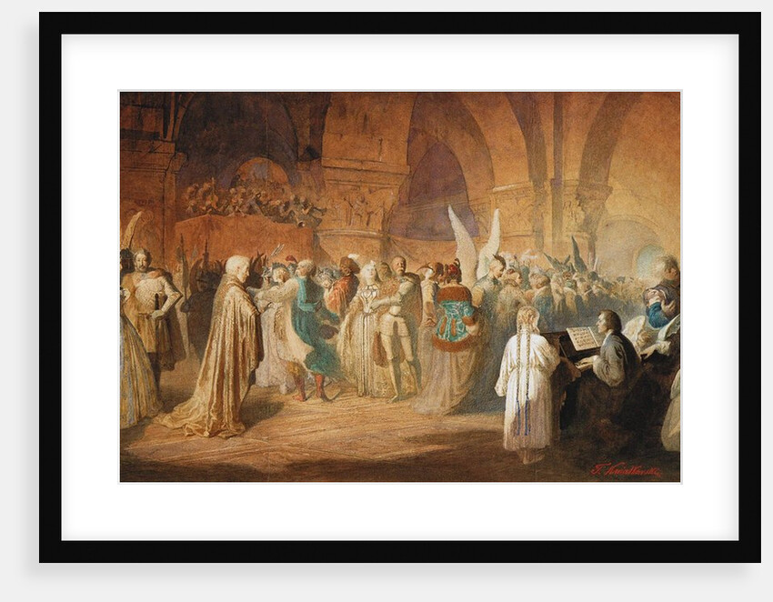 Chopins Polonaise - Ball at Hôtel Lambert in Paris by Anonymous