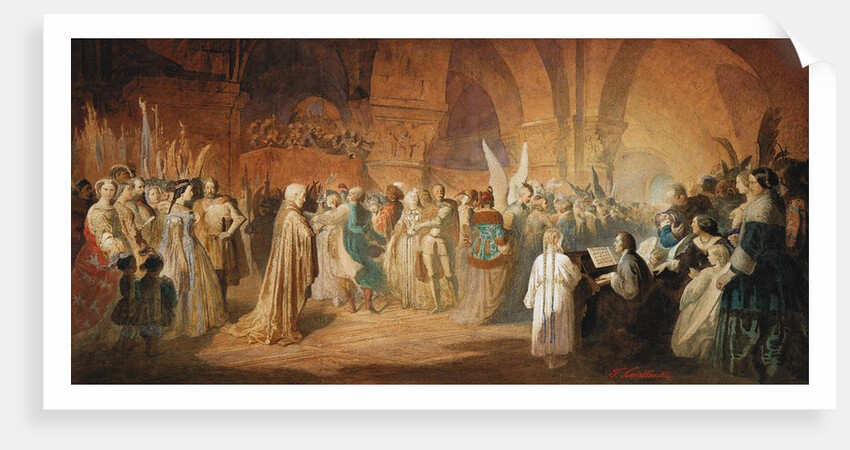 Chopins Polonaise - Ball at Hôtel Lambert in Paris by Anonymous