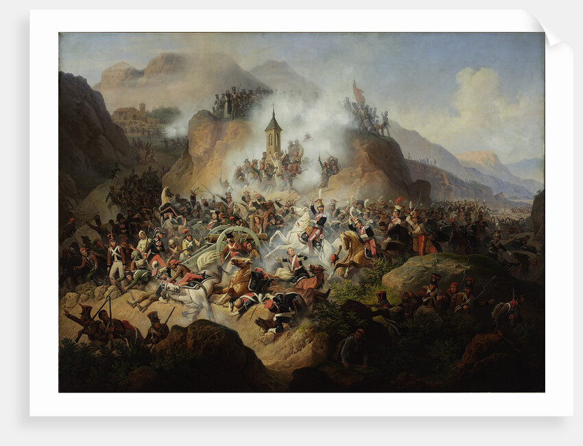 The Battle of Somosierra on November 30, 1808 by Anonymous