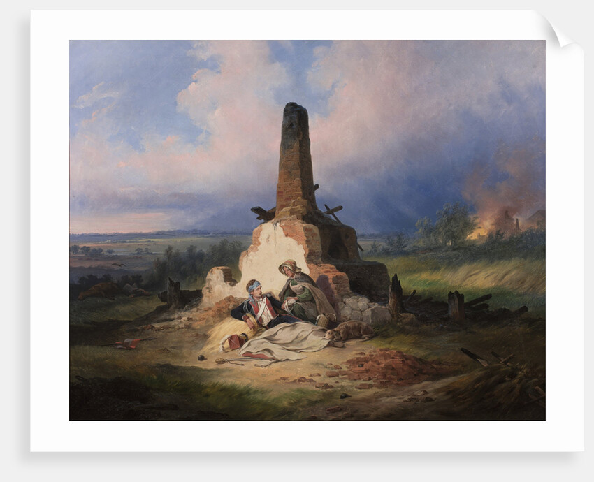 Wounded Uhlan, 1831 by Anonymous
