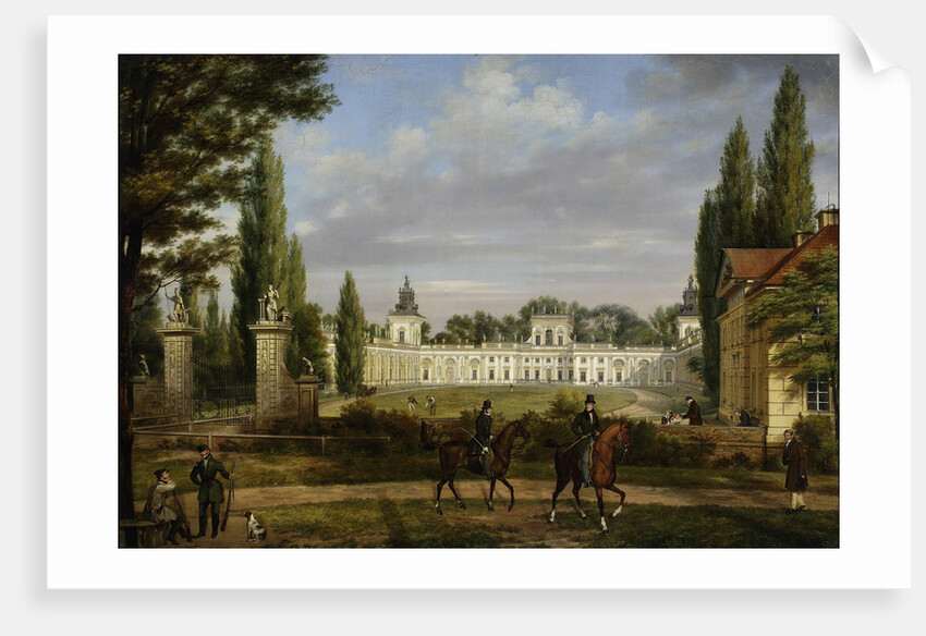 View of the Wilanów Palace by Anonymous