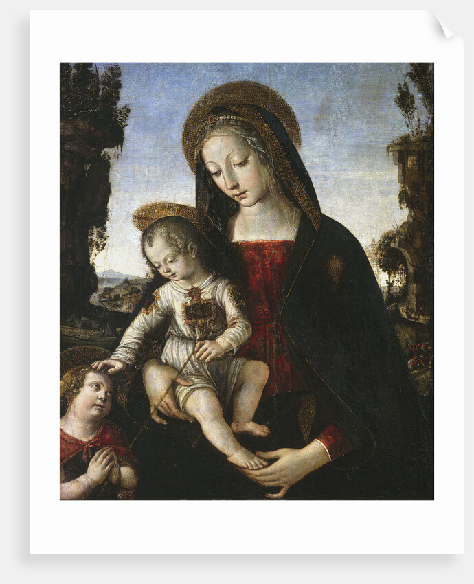 Virgin and child with John the Baptist as a Boy by Anonymous