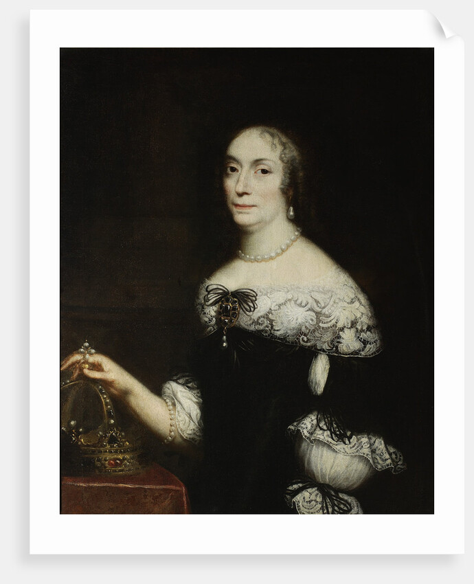 Portrait of Marie Louise Gonzaga, Queen of Poland by Anonymous