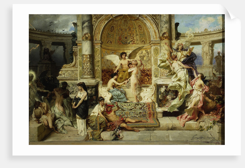 Curtain design for the Theatre in Krakow by Anonymous