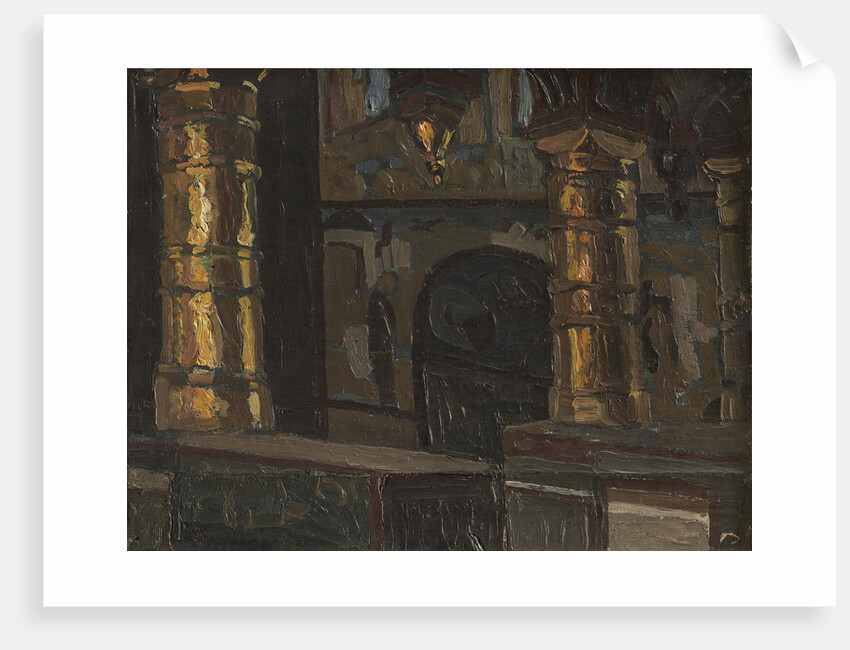 Rostov the Great. Interior of the Church of Our Savior na Senyakh by Anonymous