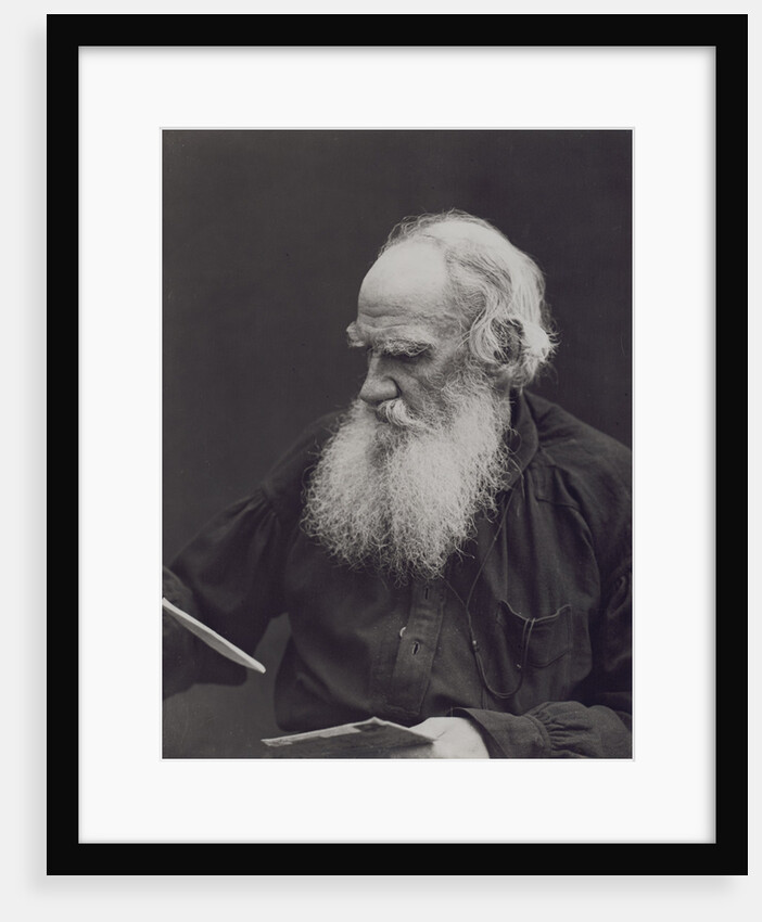 Portrait of the author Count Lev Nikolayevich Tolstoy by Anonymous