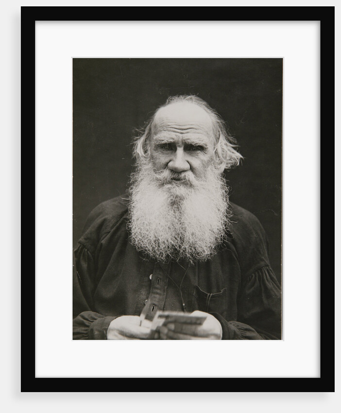 Portrait of the author Count Lev Nikolayevich Tolstoy by Anonymous