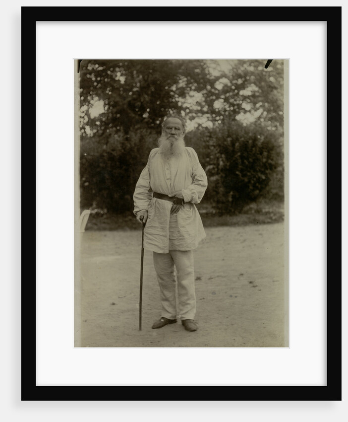 Portrait of the author Count Lev Nikolayevich Tolstoy by Anonymous