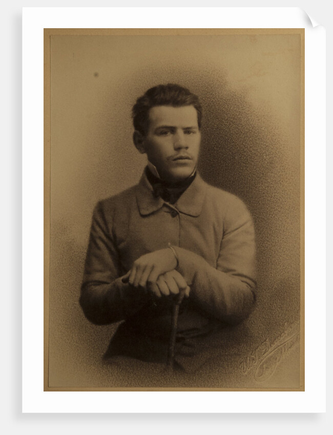 Portrait of the author Count Lev Nikolayevich Tolstoy by Anonymous