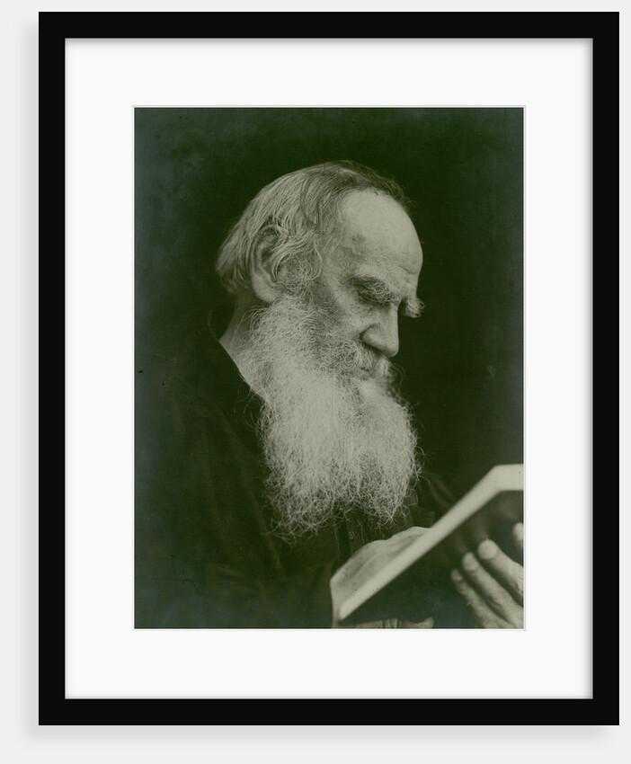 Portrait of the author Count Lev Nikolayevich Tolstoy by Anonymous