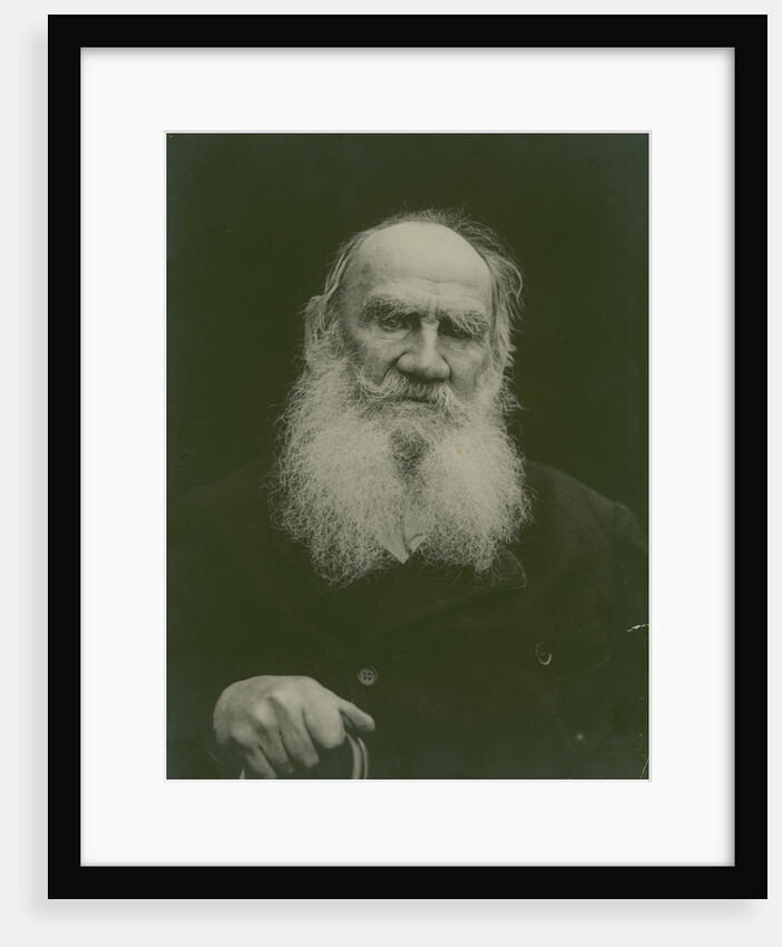 Portrait of the author Count Lev Nikolayevich Tolstoy by Anonymous