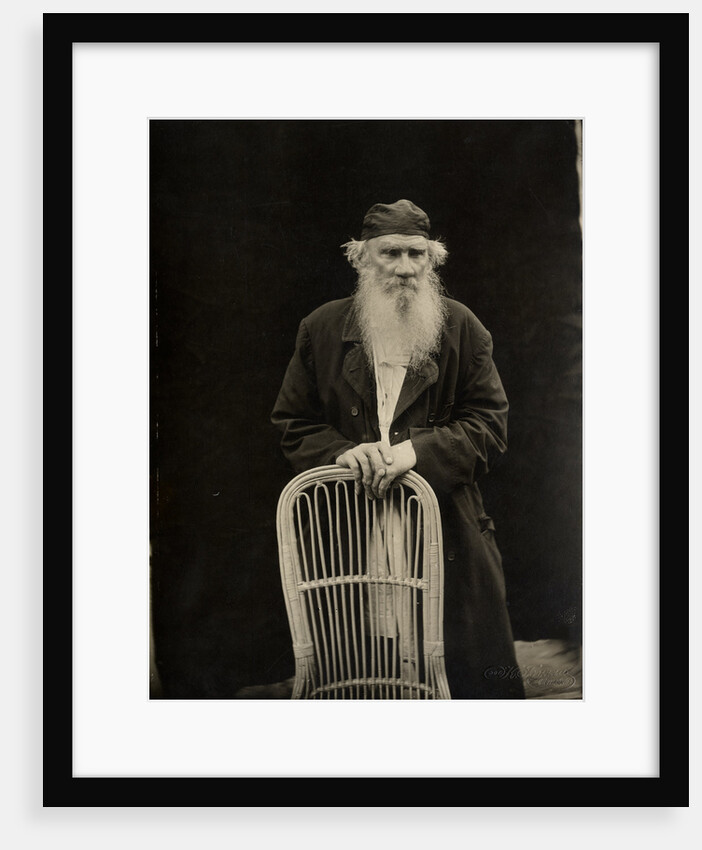 Portrait of the author Count Lev Nikolayevich Tolstoy by Anonymous