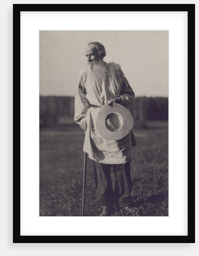 Portrait of the author Count Lev Nikolayevich Tolstoy by Anonymous