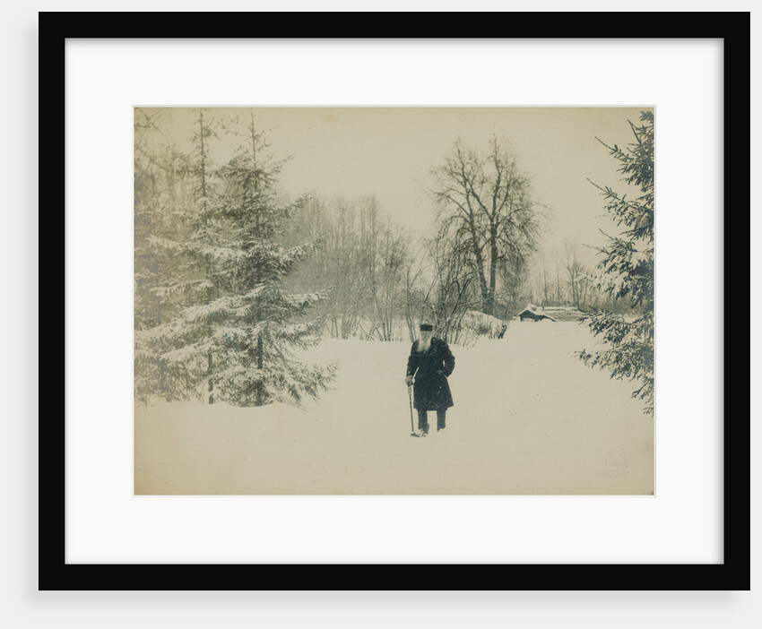 Count Lev Nikolayevich Tolstoy walking by Anonymous