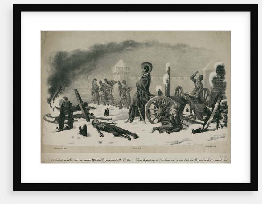 On the Banks of the Berezina River on 12 November 1812 by Anonymous