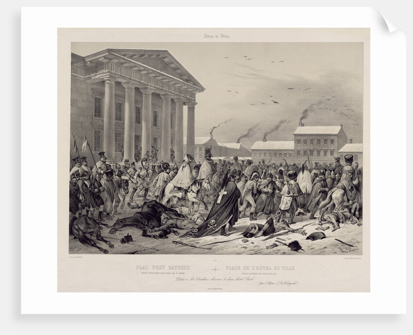 Flight of the French army through Vilnius by Anonymous