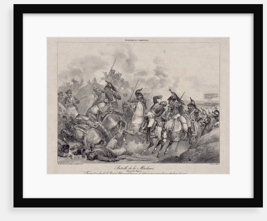 The Death of General Count Auguste de Caulaincourt at Borodino by Anonymous
