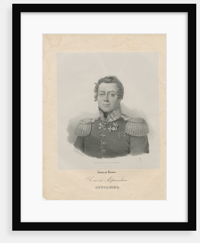 Portrait of General Alexei Andrianovich Protasov by Anonymous