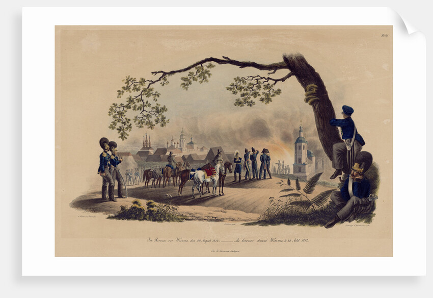 Bivouac at Vyazma, August 29, 1812 by Anonymous