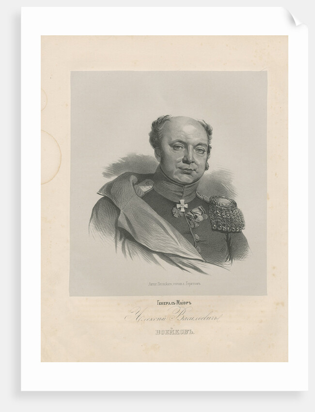 Portrait of General Alexei Vasilyevich Voyeykov by Anonymous