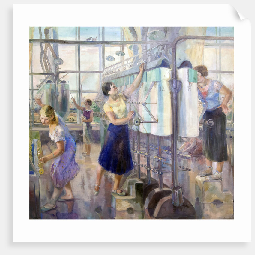 Womens workshop at the Sevkabel Factory by Anonymous