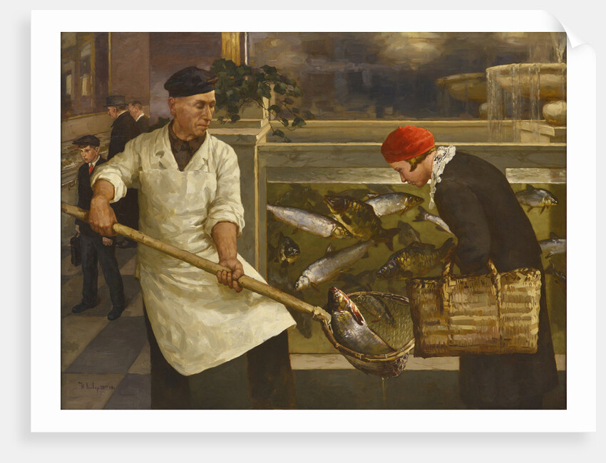 In a Fish Shop by Anonymous