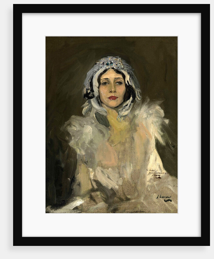 Ballerina Anna Pavlova as The Swan by Anonymous