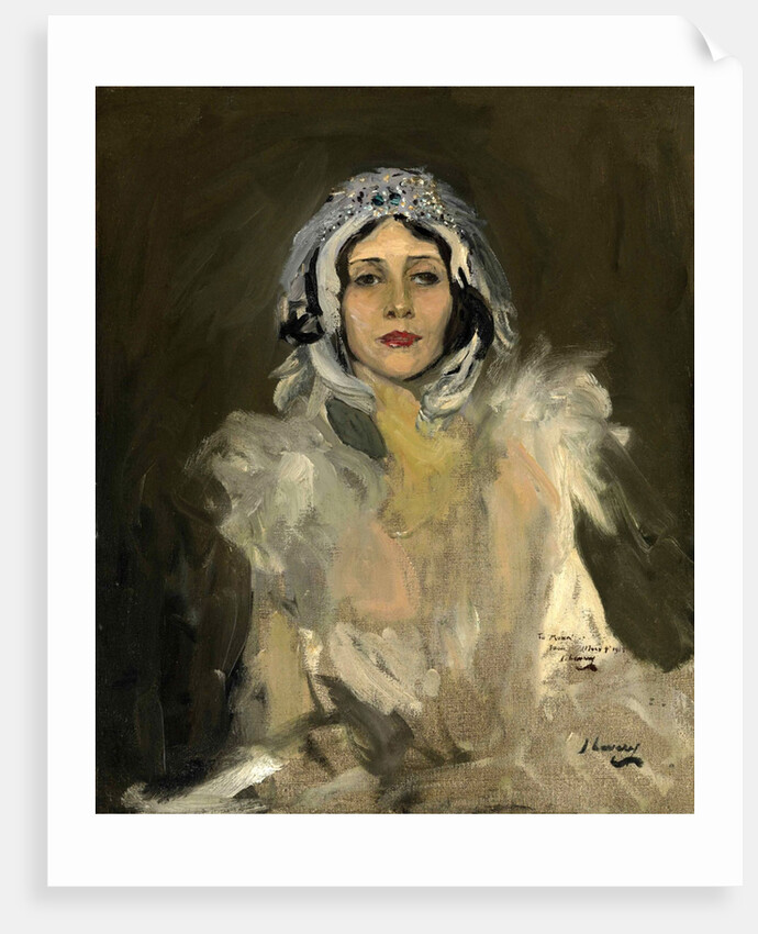 Ballerina Anna Pavlova as The Swan by Anonymous