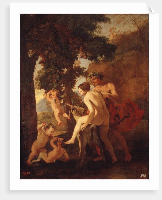 Venus, Faun and Putti by Anonymous