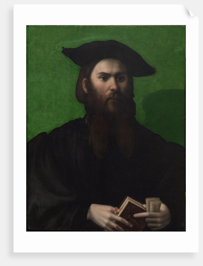 Portrait of a Man with Petrarchino by Anonymous