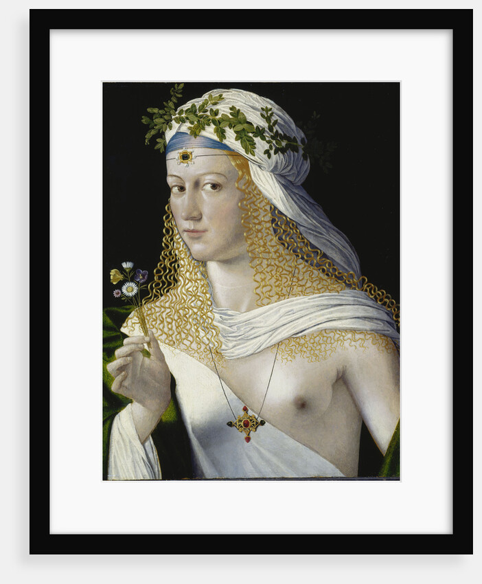 Idealized Portrait of a Courtesan as Flora by Anonymous