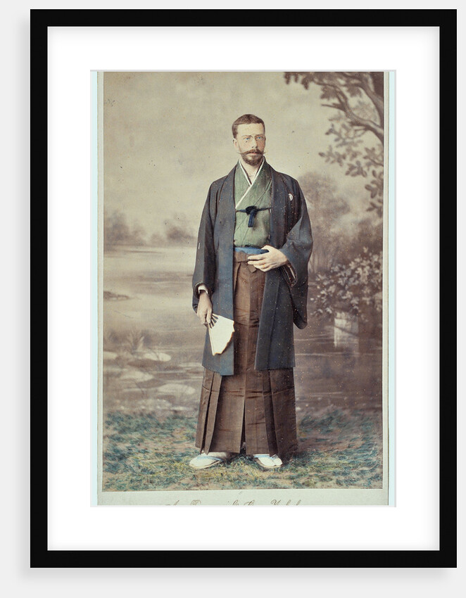 Prince Henry of Bourbon-Parma, Count of Bardi in Japanese clothing by Anonymous