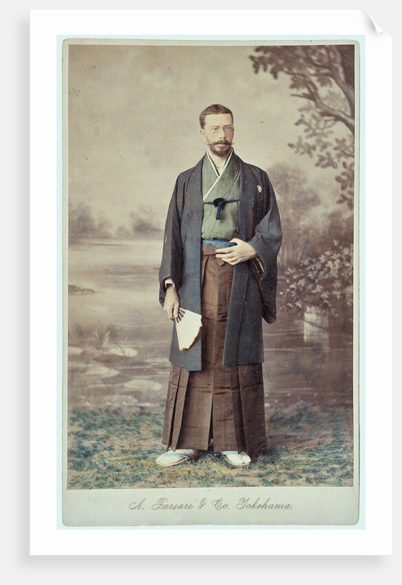 Prince Henry of Bourbon-Parma, Count of Bardi in Japanese clothing by Anonymous